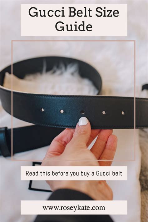 Gucci belt style guide